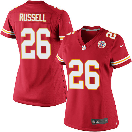 Women's Elite KeiVarae Russell Nike Jersey Red Home - #26 NFL Kansas City Chiefs